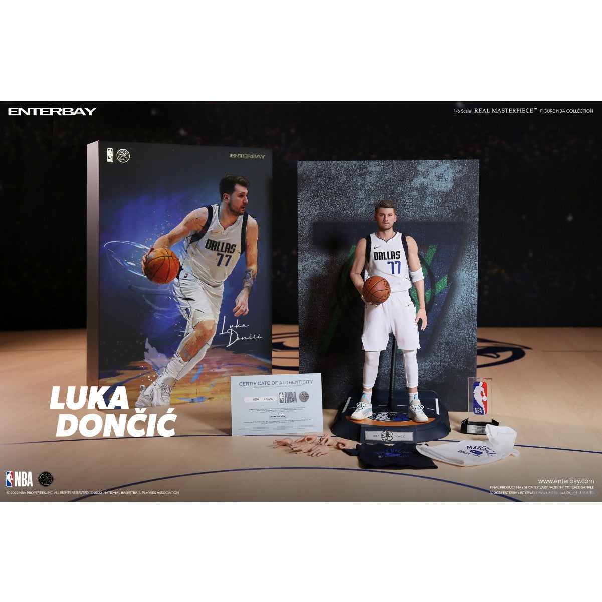 【新品即納】[FIG] リアルマスターピース NBAコレクション ルカ・ドンチッチ 1/6 コレクティブル フィギュア 完成品 可動フィギュア ENTERBAY(エンターベイ) (20230531)