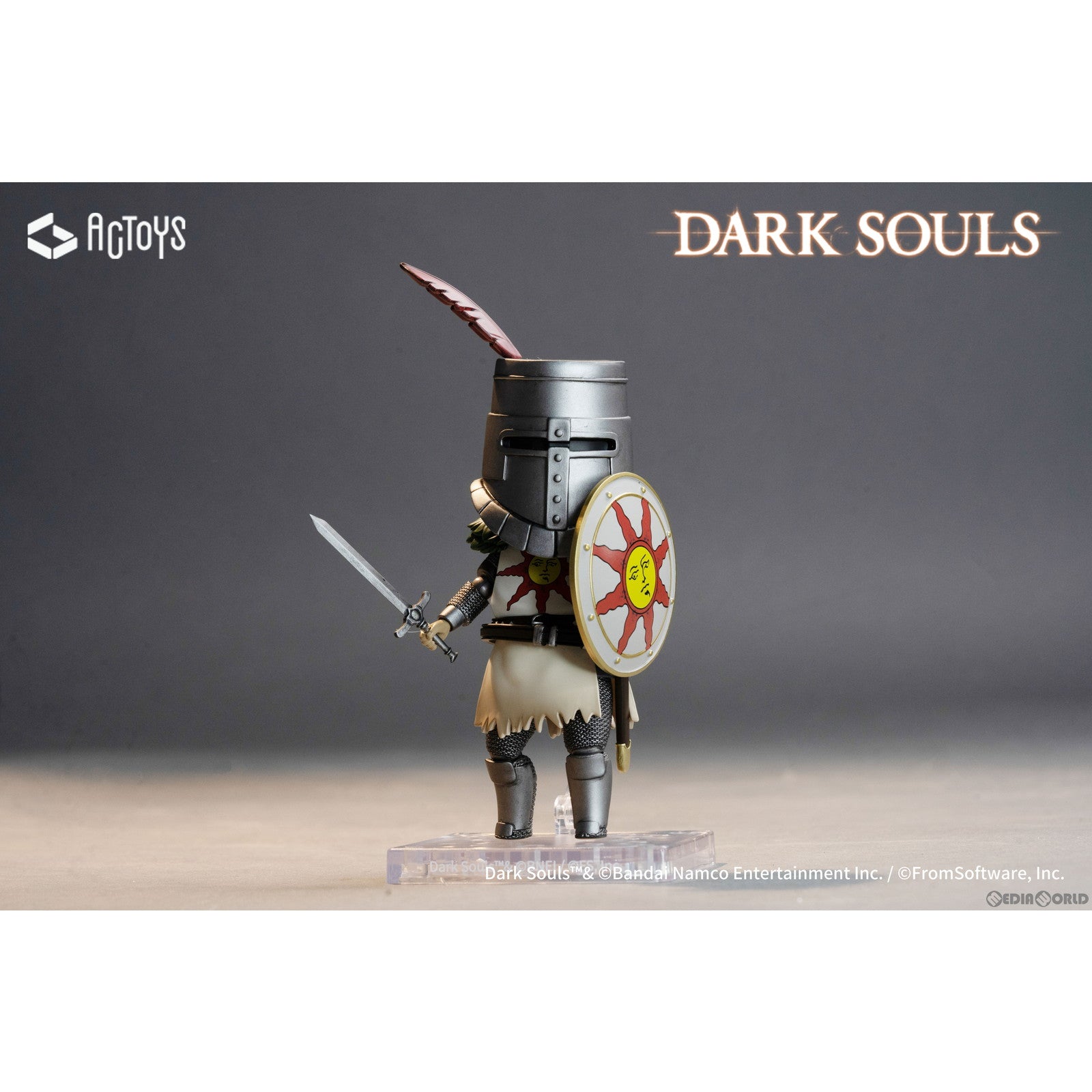【新品即納】[FIG] 太陽の戦士ソラール DARK SOULS(ダークソウル) デフォルメアクションフィギュア 絵梦(エモン) トイズ(EMONTOYS) /ACTOYS(エーシートイズ) (20230531)