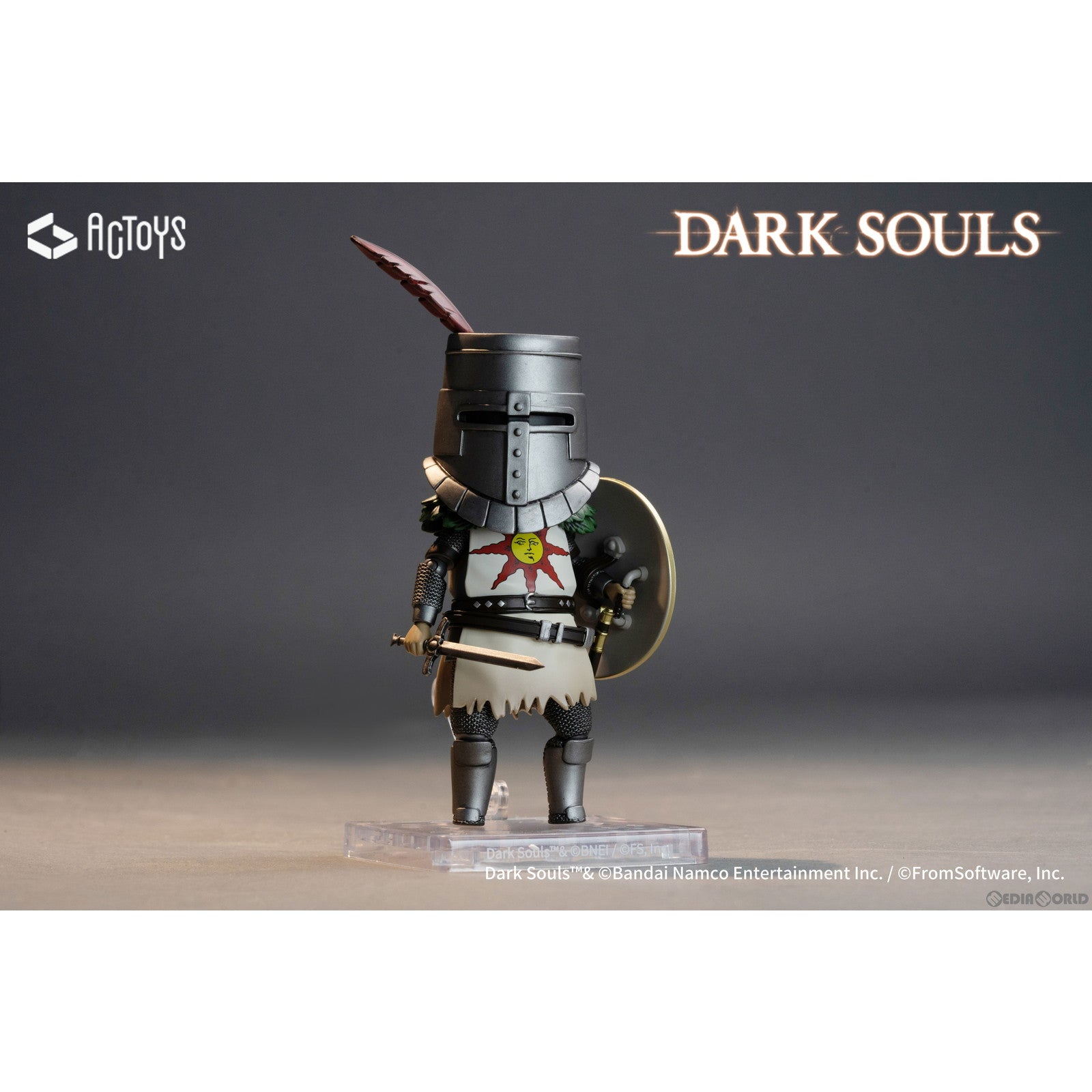 【新品即納】[FIG] 太陽の戦士ソラール DARK SOULS(ダークソウル) デフォルメアクションフィギュア 絵梦(エモン) トイズ(EMONTOYS) /ACTOYS(エーシートイズ) (20230531)