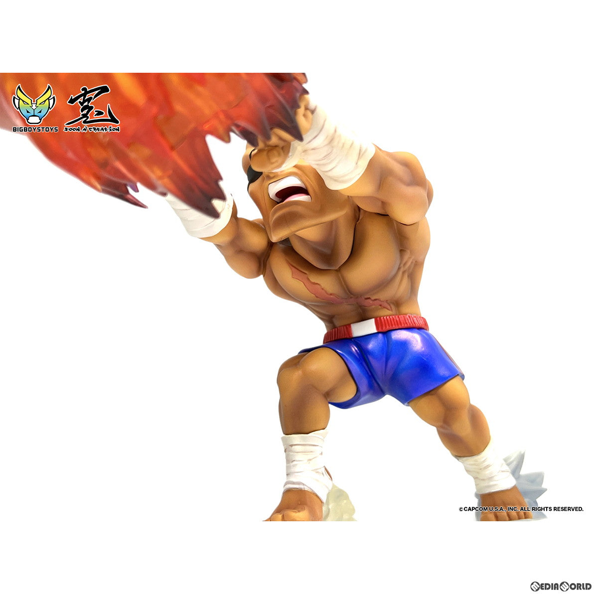 【新品即納】[FIG] T.N.C-10- サガット STREET FIGHTER II(ストリートファイターII) 完成品 フィギュア(AX-0284) Big Boys Toys(ビッグボーイズトイズ) (20230421)