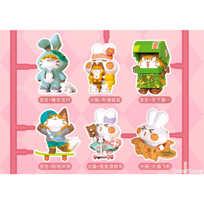 【新品即納】[BOX][FIG] イチゴ大福シリーズ イチゴ大福の恋愛番 トレーディングフィギュア(6個) DODOWO(20230526)