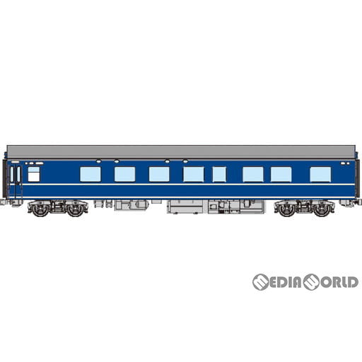 【新品】【お取り寄せ】[RWM] TW20-010 国鉄 20系客車 ナロネ22 塗装済み完成品(動力無し) HOゲージ 鉄道模型 TRAMWAY(トラムウェイ) (20170831)