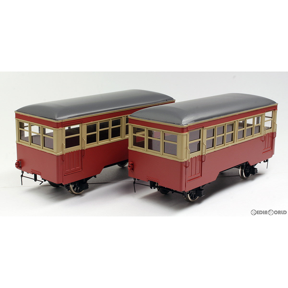 【新品即納】[RWM] (再販) 6004081 16番 16.5mm 銚子電鉄 ハフ1+ハフ2 2輌セットII 客車 組立キット HOゲージ 鉄道模型 ワールド工芸(20230121)