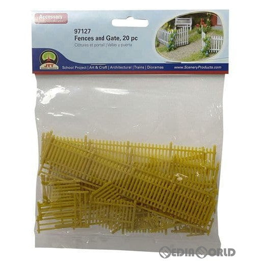 【新品】【お取り寄せ】[RWM] JTT97127 HOスケール 情景用柵セット 20個入り/未塗装 HOゲージ 鉄道模型 JTT(20210731)