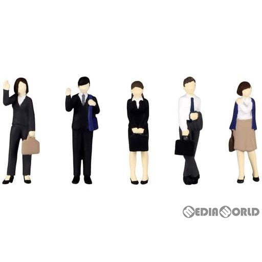 【新品】【お取り寄せ】[RWM] MS041 超ミニフィギュア2 エキスパートな会社員セット HOゲージ 鉄道模型 PLUM(プラム) (20200430)