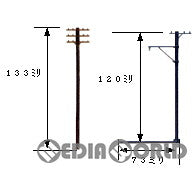 【新品】【お取り寄せ】[RWM] HA-1 単線架線柱キット 10本入 HOゲージ 鉄道模型 TGW(津川洋行) (19991231)
