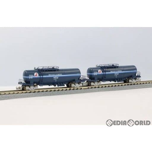 【新品】【お取り寄せ】[RWM] T004-2 タキ1000 日本オイルターミナル 帯入り 2両セット(動力無し) Zゲージ 鉄道模型 ROKUHAN(ロクハン/六半) (20140430)