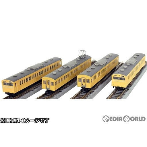 【新品】【お取り寄せ】[RWM] T022-13 国鉄103系 カナリア 高運転台タイプ 4両基本セット(動力付き) Zゲージ 鉄道模型 ROKUHAN(ロクハン/六半) (20200731)
