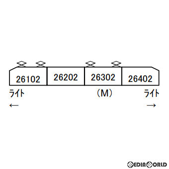 【新品即納】[RWM] A9935 近鉄26000系 さくらライナー 第二編成 新塗装 4両セット(動力付き) Nゲージ 鉄道模型 MICRO ACE(マイクロエース) (20221210)