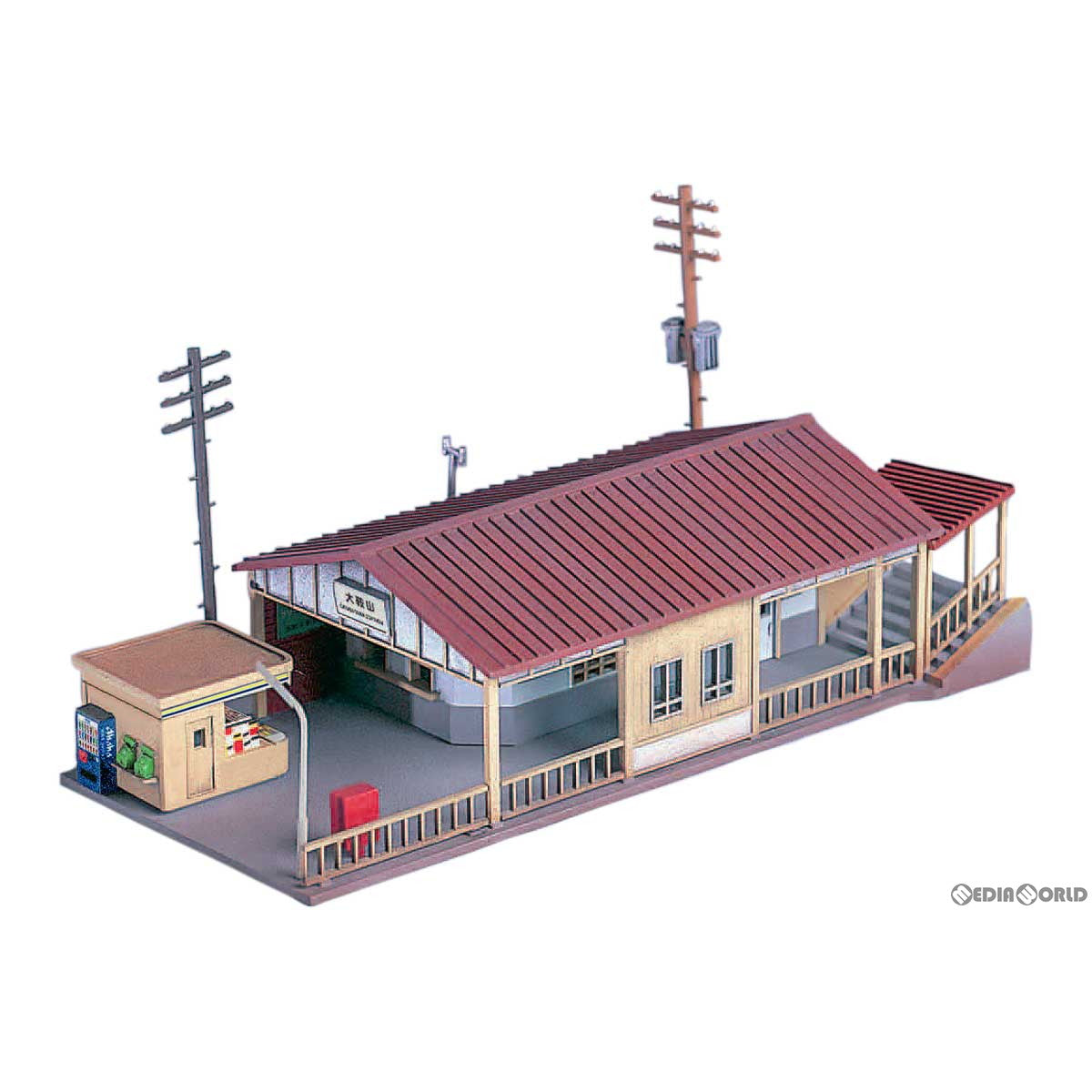 【新品即納】[RWM] 2614 着色済み 小型駅 Nゲージ 鉄道模型 GREENMAX(グリーンマックス) (20220806)