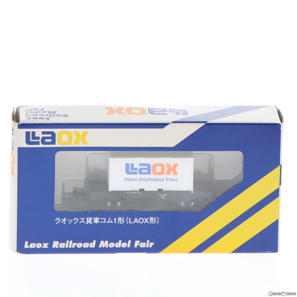 【中古即納】[RWM]ラオックス貨車コム1形(LAOX形)(動力無し) Nゲージ 鉄道模型 TOMIX(トミックス)(20031231)