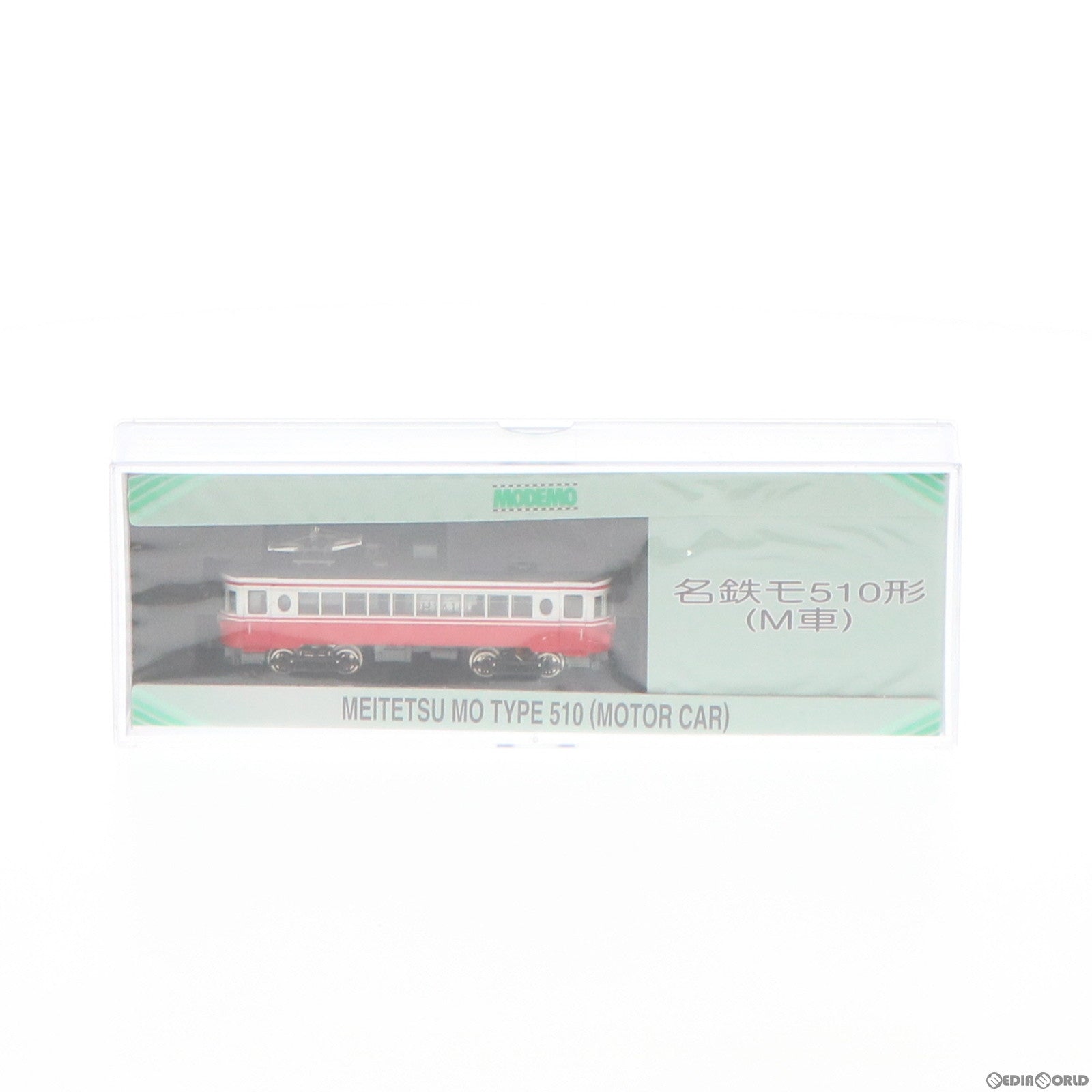 【中古即納】[RWM] NT8 名鉄 モ510形(赤・白塗装) (M車) (動力付き) Nゲージ 鉄道模型 MODEMO(モデモ/ハセガワ) (20000531)