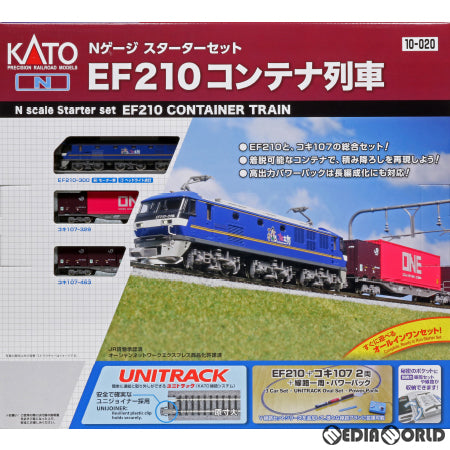 【新品即納】[RWM] 10-020 Nゲージスターターセット EF210 コンテナ列車(動力付き) Nゲージ 鉄道模型 KATO(カトー) (20220929)