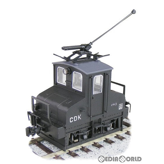 【新品即納】[RWM] 18010 16番 1/80 銚子電気鉄道 デキ3 電気機関車(90周年トロリーポール仕様/車体色:黒) (動力付き) HOゲージ 鉄道模型 TGW(津川洋行) (20220831)