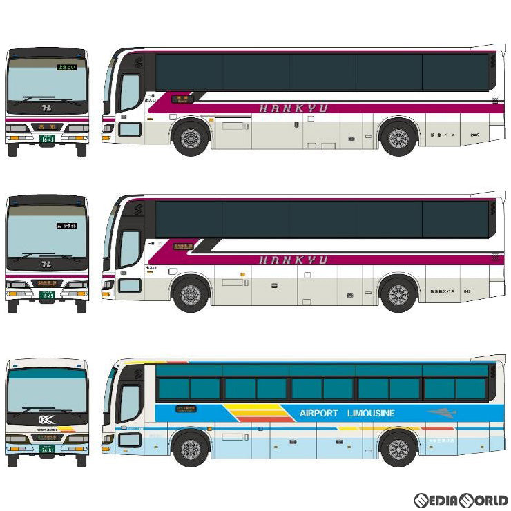 【新品即納】[RWM]313670 ザ・バスコレクション 阪急バスグループ再編記念3台セット Nゲージ 鉄道模型 TOMYTEC(トミーテック)(20221119)