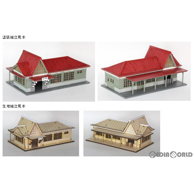 【新品】【お取り寄せ】[RWM] HS-728K 木造駅舎K(旧吉ヶ原駅舎風) 組立キット HOゲージ 鉄道模型 COSMIC(コスミック) (20220826)