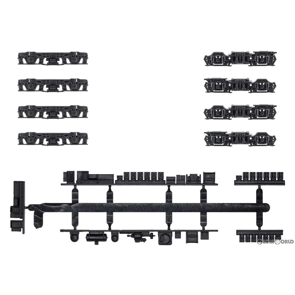 【新品即納】[RWM] 8524 動力台車枠・床下機器セット A-38 (DT16/20+8596BM) Nゲージ 鉄道模型 GREENMAX(グリーンマックス) (20221224)