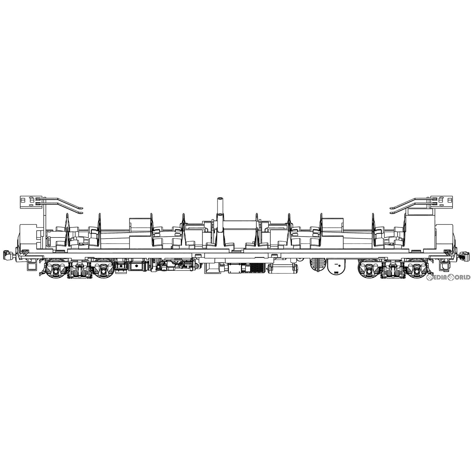 【新品即納】[RWM] TW-K20-DT22T キハ20系用トレーラーユニット(DT22) 前灯・標識灯用LED基板付 HOゲージ 鉄道模型 TRAMWAY(トラムウェイ) (20221014)