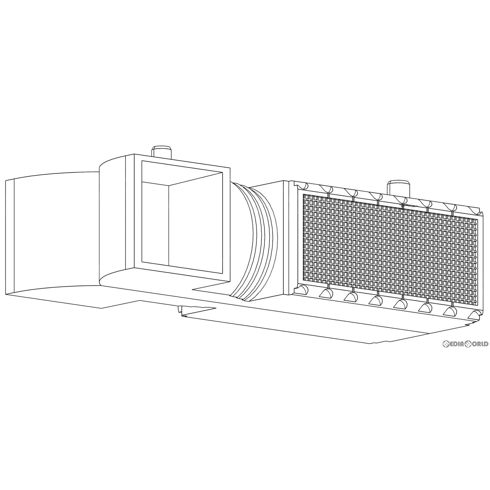 【新品即納】[RWM] TW-DC003 放熱器1(黒) HOゲージ 鉄道模型 TRAMWAY(トラムウェイ) (20220930)