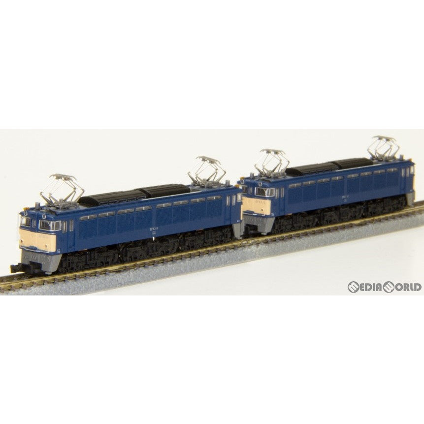 【新品即納】[RWM] T038-1 EF63形電気機関車 1次形 青 重連セット(動力付き) Zゲージ 鉄道模型 ROKUHAN(ロクハン/六半) (20220930)