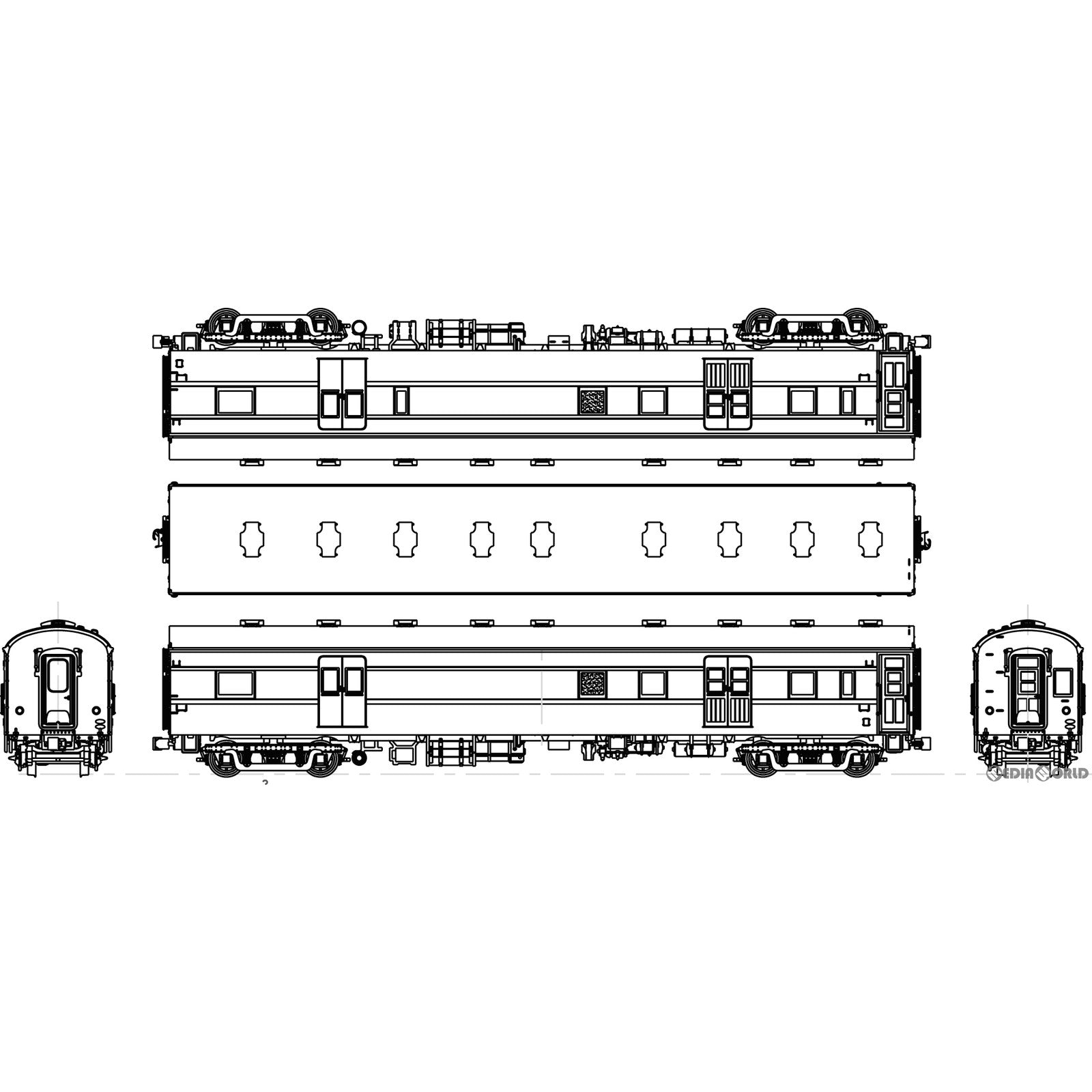 【新品即納】[RWM] TW61-08B 国鉄 スユニ61ぶどう2号(動力無し) HOゲージ 鉄道模型 TRAMWAY(トラムウェイ) (20230517)