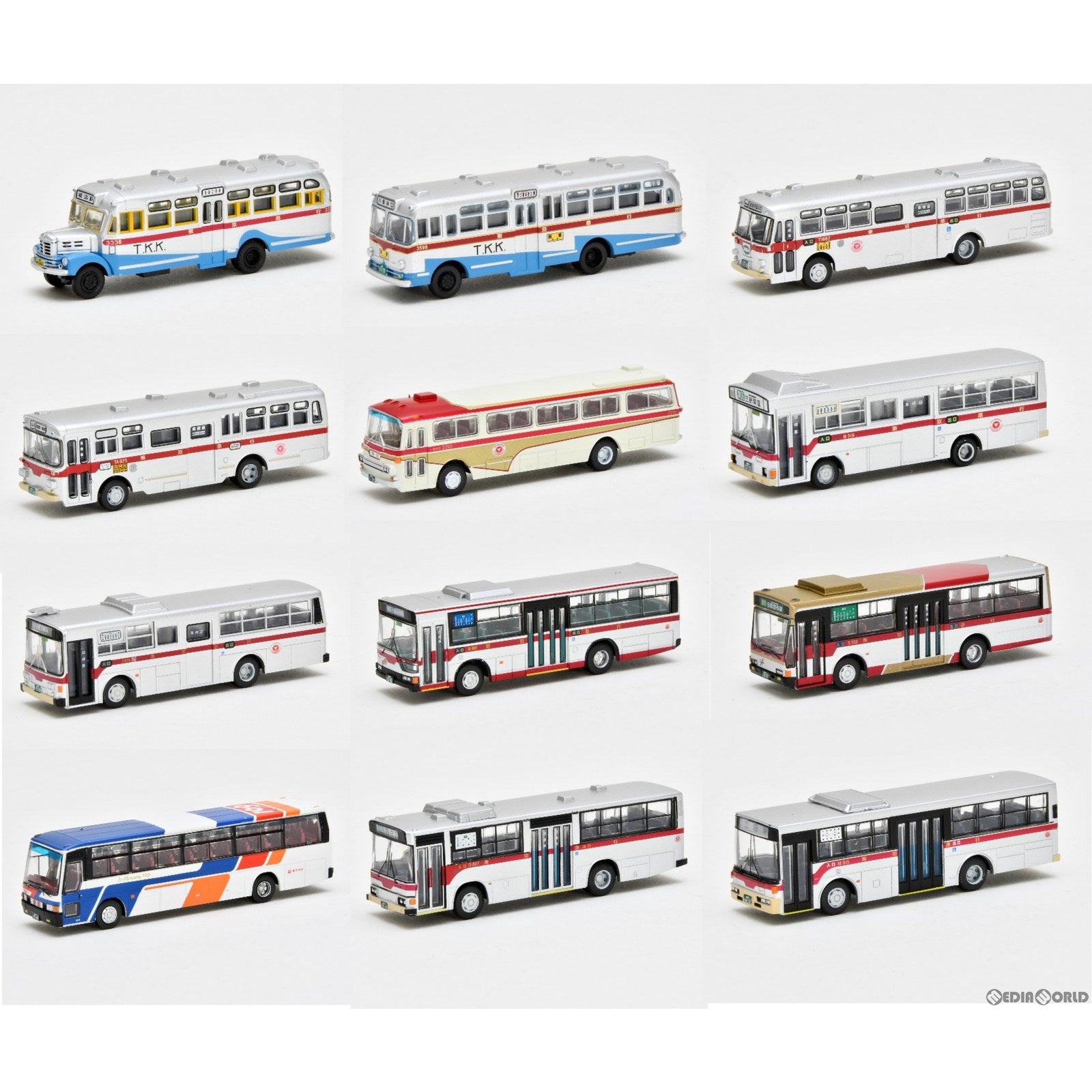 【新品即納】[BOX][RWM] 323198 ザ・バスコレクション 東急100周年記念 東急バススペシャル Nゲージ 鉄道模型(12個) TOMYTEC(トミーテック) (20230211)
