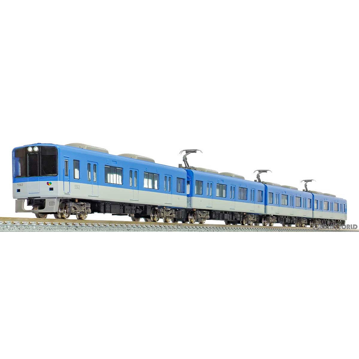 【新品即納】[RWM] 31687 阪神 5550系(「たいせつ」がギュッと。マーク付き) 4両編成セット(動力付き) Nゲージ 鉄道模型 GREENMAX(グリーンマックス) (20230329)