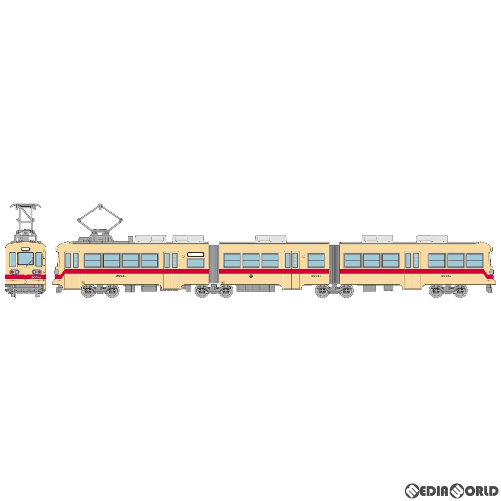 【新品】【お取り寄せ】[RWM] 323334 鉄道コレクション(鉄コレ) 筑豊電気鉄道2000形 2004号(初代塗装) (動力無し) Nゲージ 鉄道模型 TOMYTEC(トミーテック) (20230211)