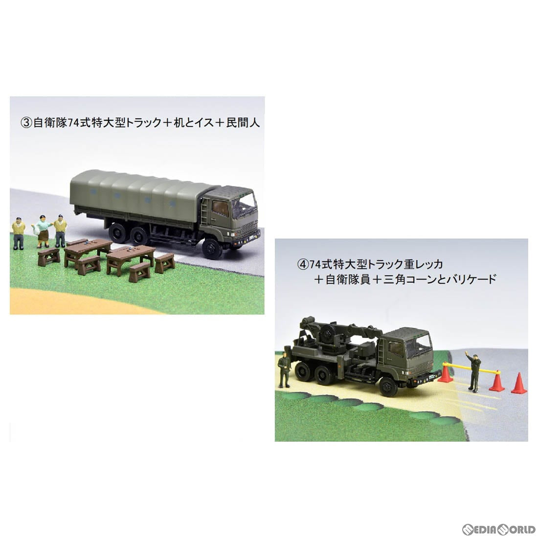 Nゲージ 自衛隊機材輸送列車(2009) 個別 自作品