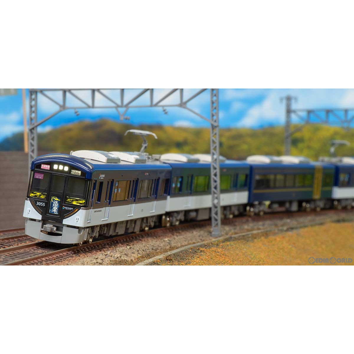 【新品即納】[RWM] 31508 京阪3000系(快速特急洛楽・プレミアムカー) 8両編成セット(動力付き) Nゲージ 鉄道模型 GREENMAX(グリーンマックス) (20230329)