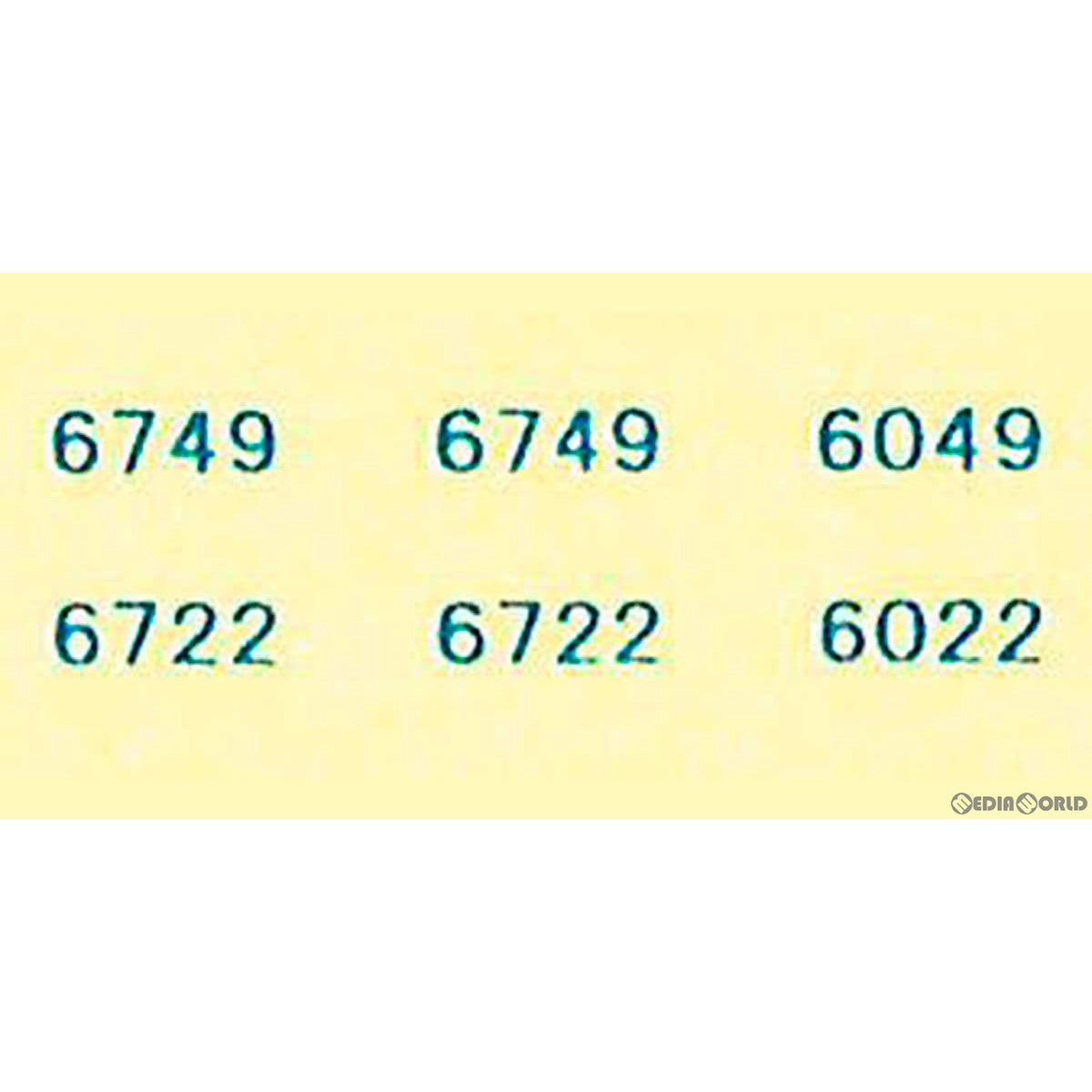 【新品即納】[RWM] 6474 京王6000系対応(青色) 車両マーク Nゲージ 鉄道模型 GREENMAX(グリーンマックス) (20230420)