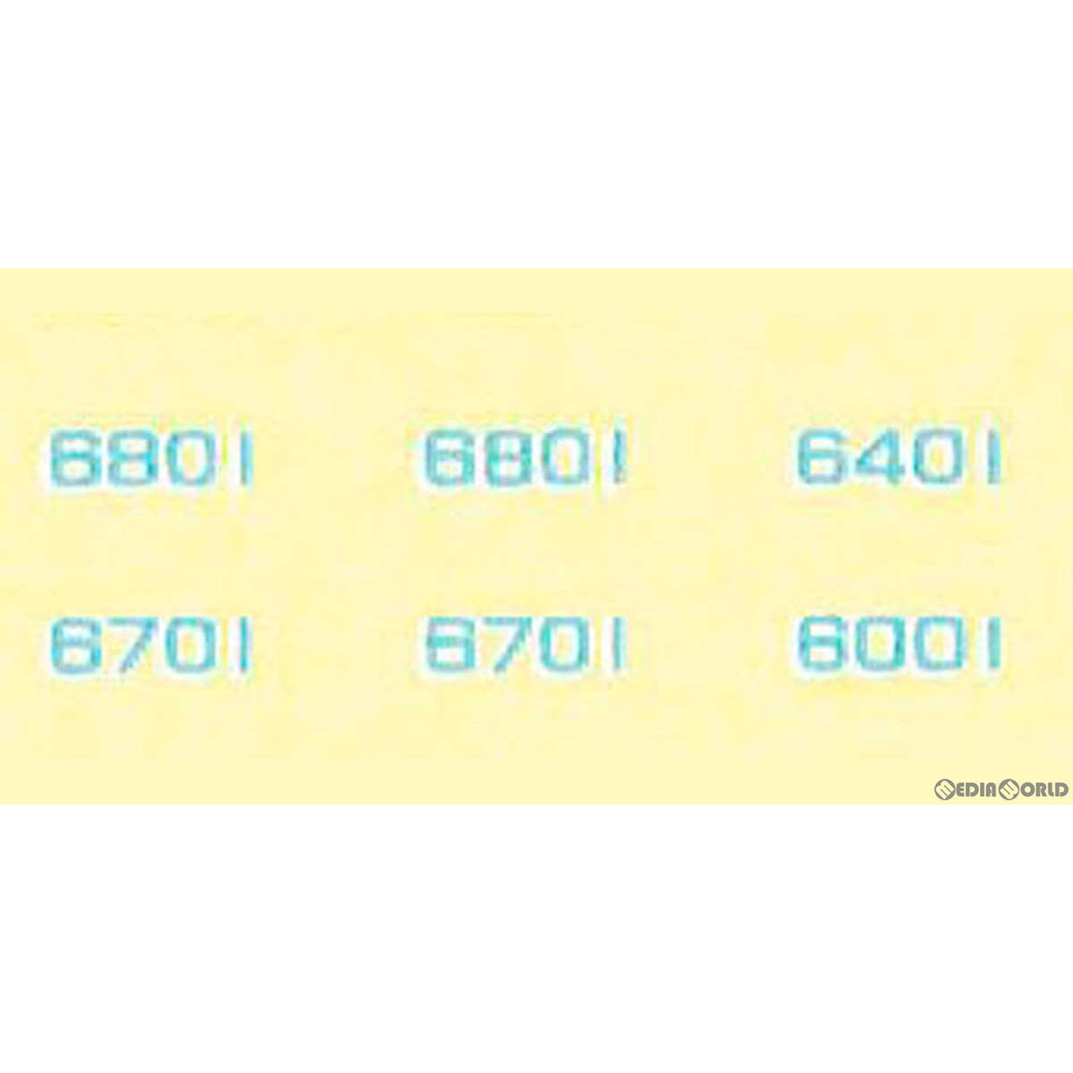 【新品即納】[RWM] 6475 京王6000系対応(銀色) 車両マーク Nゲージ 鉄道模型 GREENMAX(グリーンマックス) (20230420)