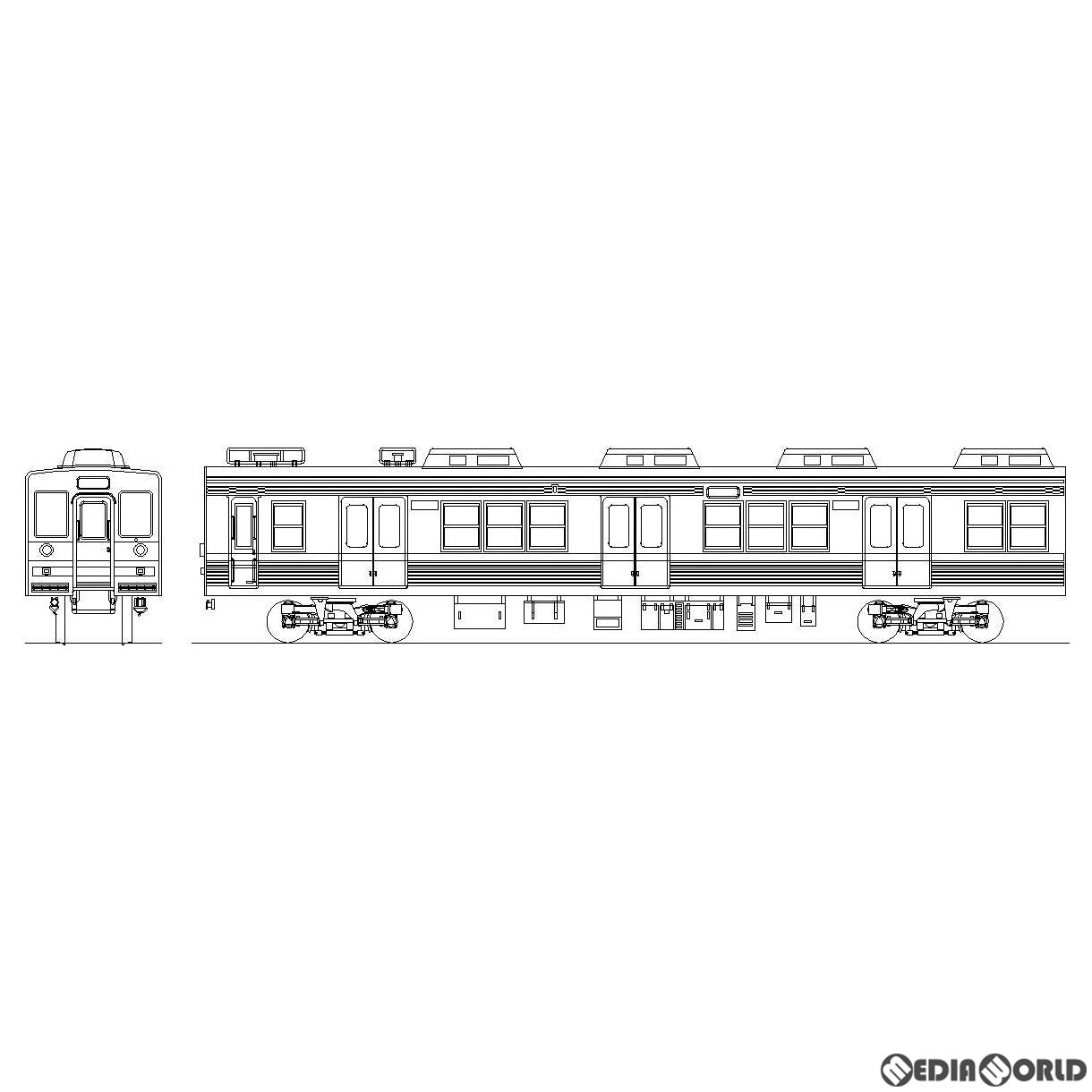【新品即納】[RWM] 京成3500形原形タイプ 基本4両キット(動力無し) HOゲージ 鉄道模型 Masterpiece(マスターピース) (20221231)
