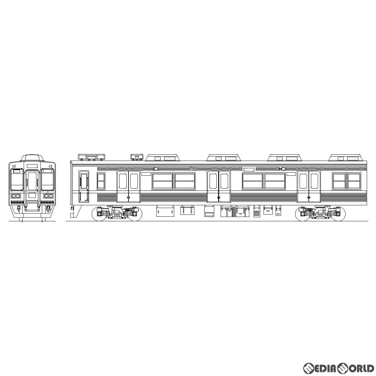 【新品即納】[RWM] 京成3500形更新タイプ 増結2両キット(動力無し) HOゲージ 鉄道模型 Masterpiece(マスターピース) (20221231)