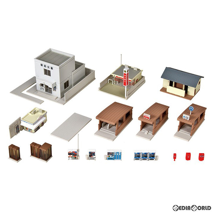 【新品】【お取り寄せ】[RWM] (再販) 23-417 駅前施設セット Nゲージ 鉄道模型 KATO(カトー) (20230126)