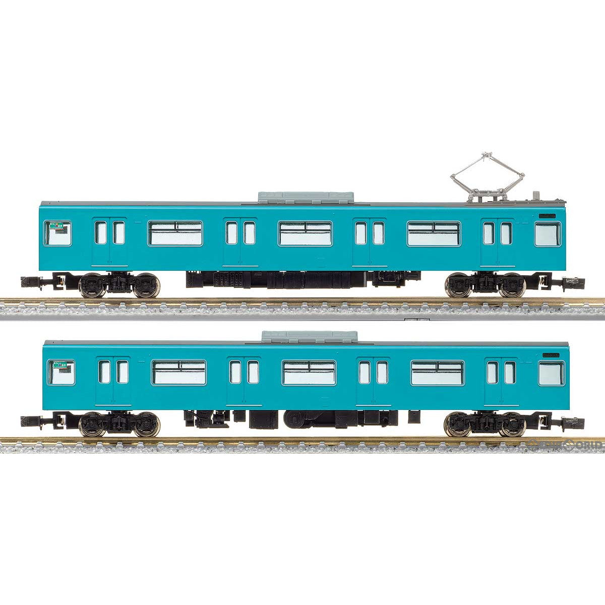 【新品即納】[RWM] 1255M JR103系体質改善車40N モハ103・102(スカイブルー) 2両キット(動力無し) 塗装済み組立てキット Nゲージ 鉄道模型 GREENMAX(グリーンマックス) (20230527)