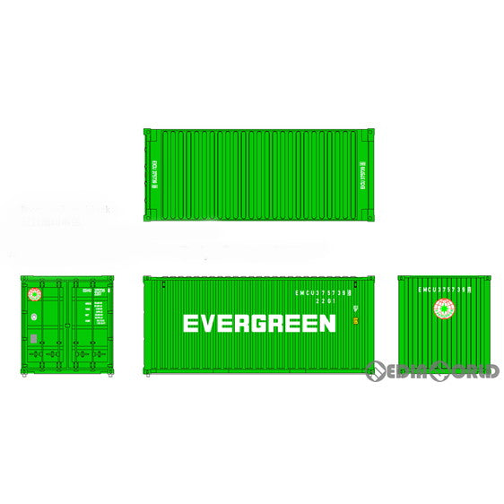 【新品即納】[RWM] C-Rail-N20f-EG 20ftコンテナ(Evergreen) 1個入 Nゲージ 鉄道模型 TRAMWAY(トラムウェイ) (20230531)