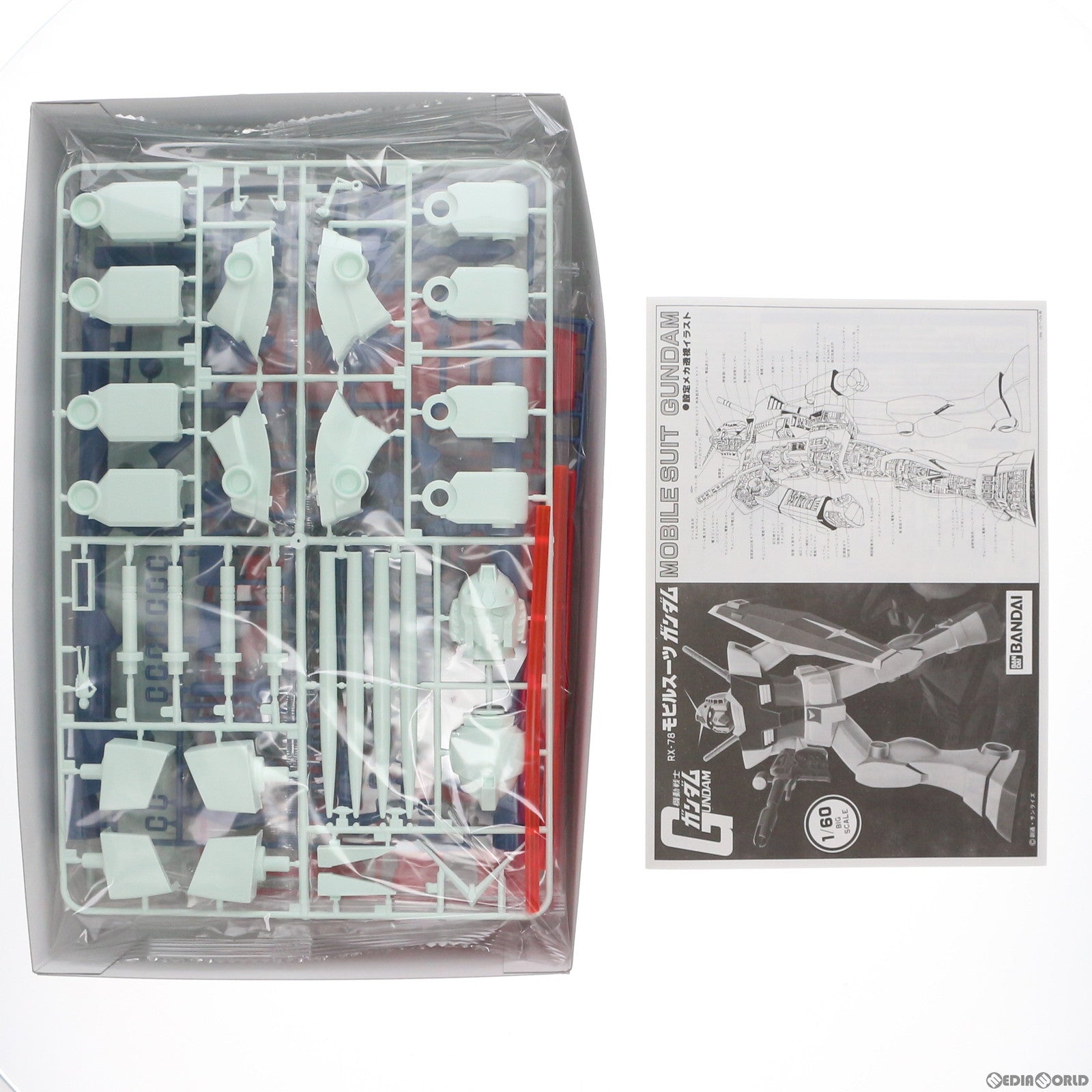 【中古即納】[PTM] 1/60 ガンダム 機動戦士ガンダム プラモデル(5063173) バンダイスピリッツ(20211224)