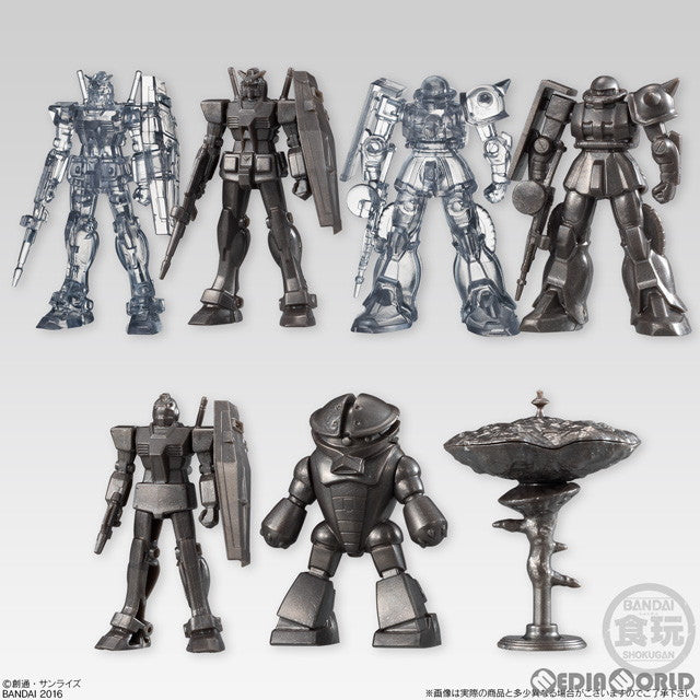 【中古即納】[BOX][PTM] (食玩) 2分で作る!ガンダム名鑑ガム 機動戦士ガンダム プラモデル(12個) バンダイ(20160627)