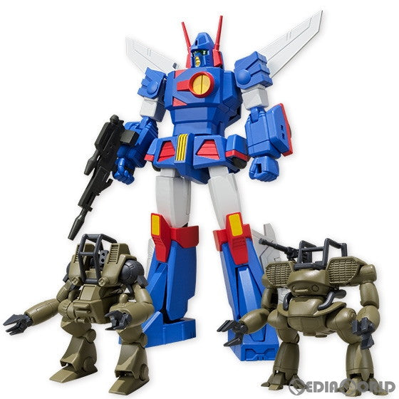【中古即納】[PTM] (食玩) スーパーミニプラ 戦闘メカ ザブングル(カラーA) 全4種セット プラモデル バンダイ(20161224)