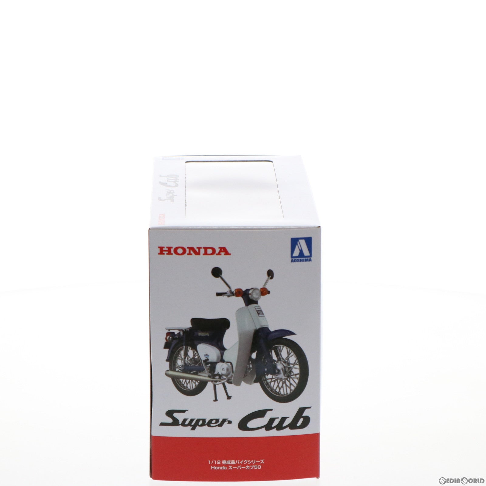 【中古即納】[MDL]1/12 ホンダ スーパーカブ50(ブルー) 完成品 ミニカー スカイネット(アオシマ)(20190713)