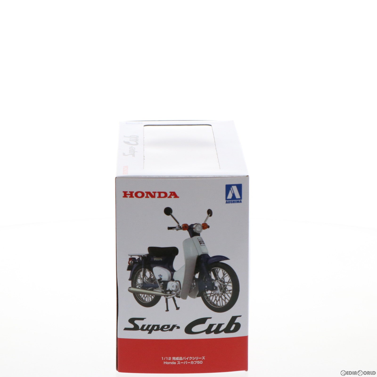【中古即納】[MDL] 1/12 ホンダ スーパーカブ50(ブルー) 完成品 ミニカー スカイネット(アオシマ) (20190713)