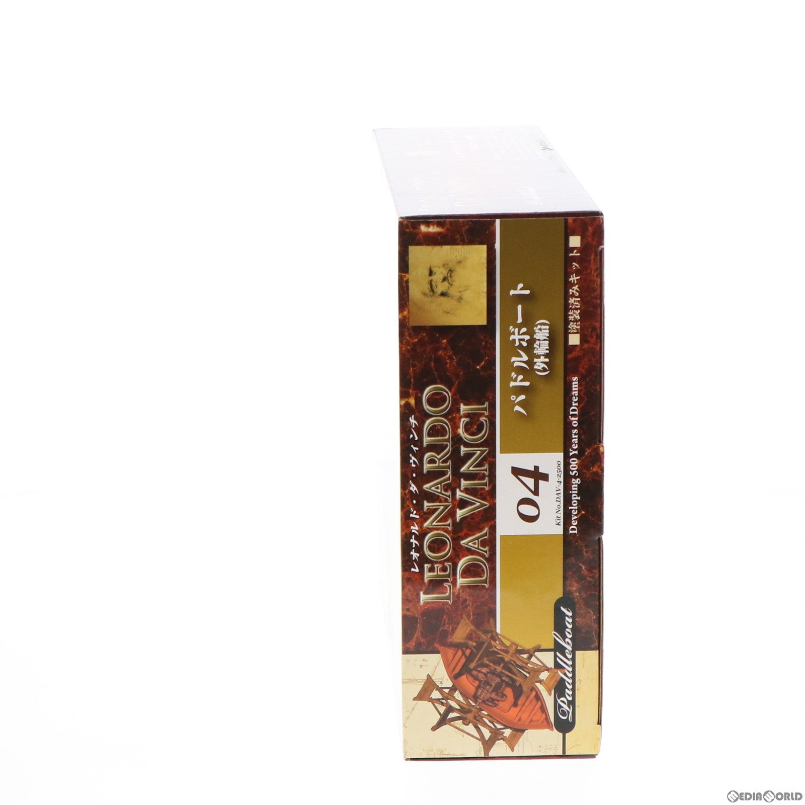 【中古即納】[PTM] パドルボート(外輪船) 塗装済みキット レオナルド・ダ・ヴィンチ プラモデル 童友社(20110716)