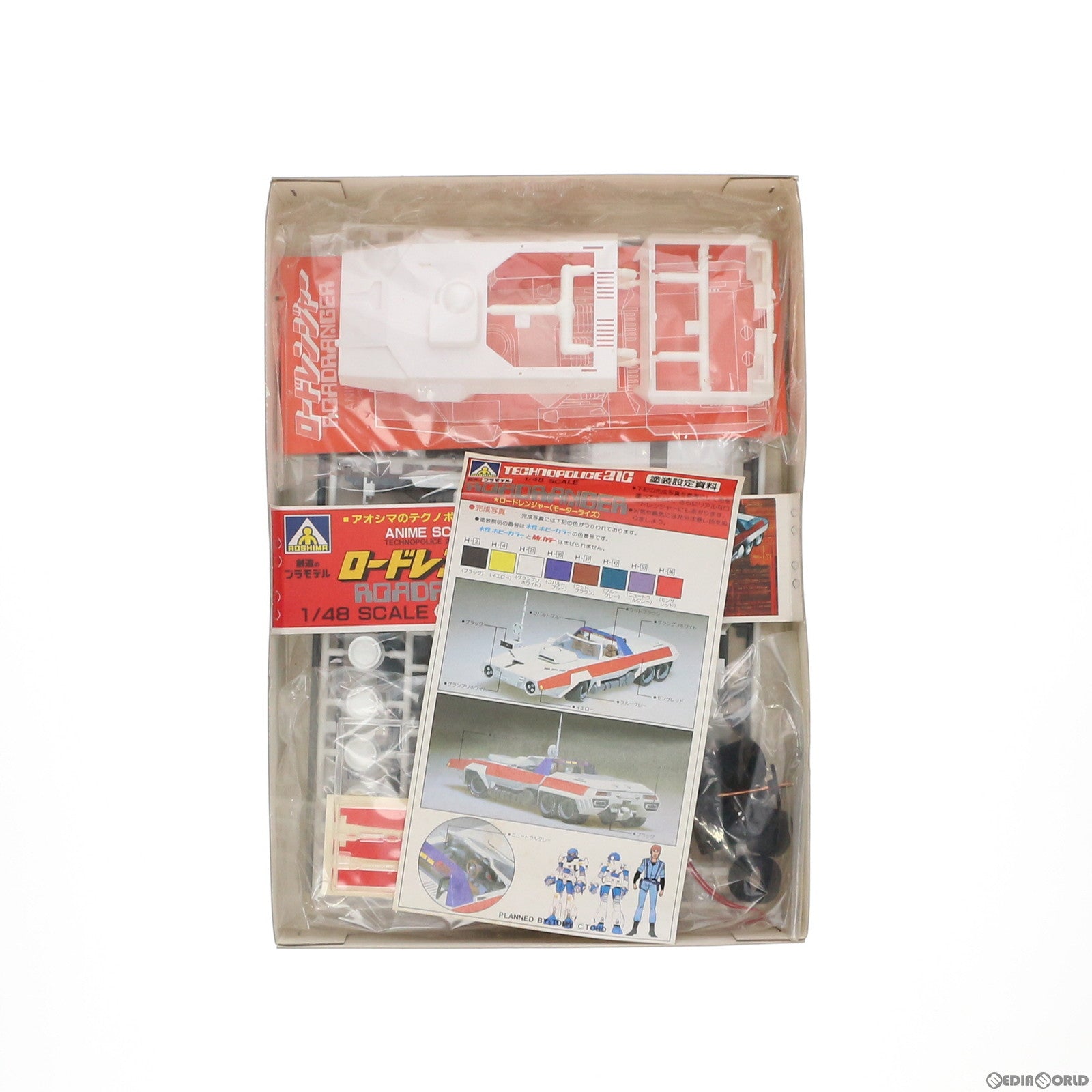【中古即納】[PTM] 1/48 ロードレンジャー モーターライズキット テクノポリス21C プラモデル(TP-05) アオシマ(20090430)