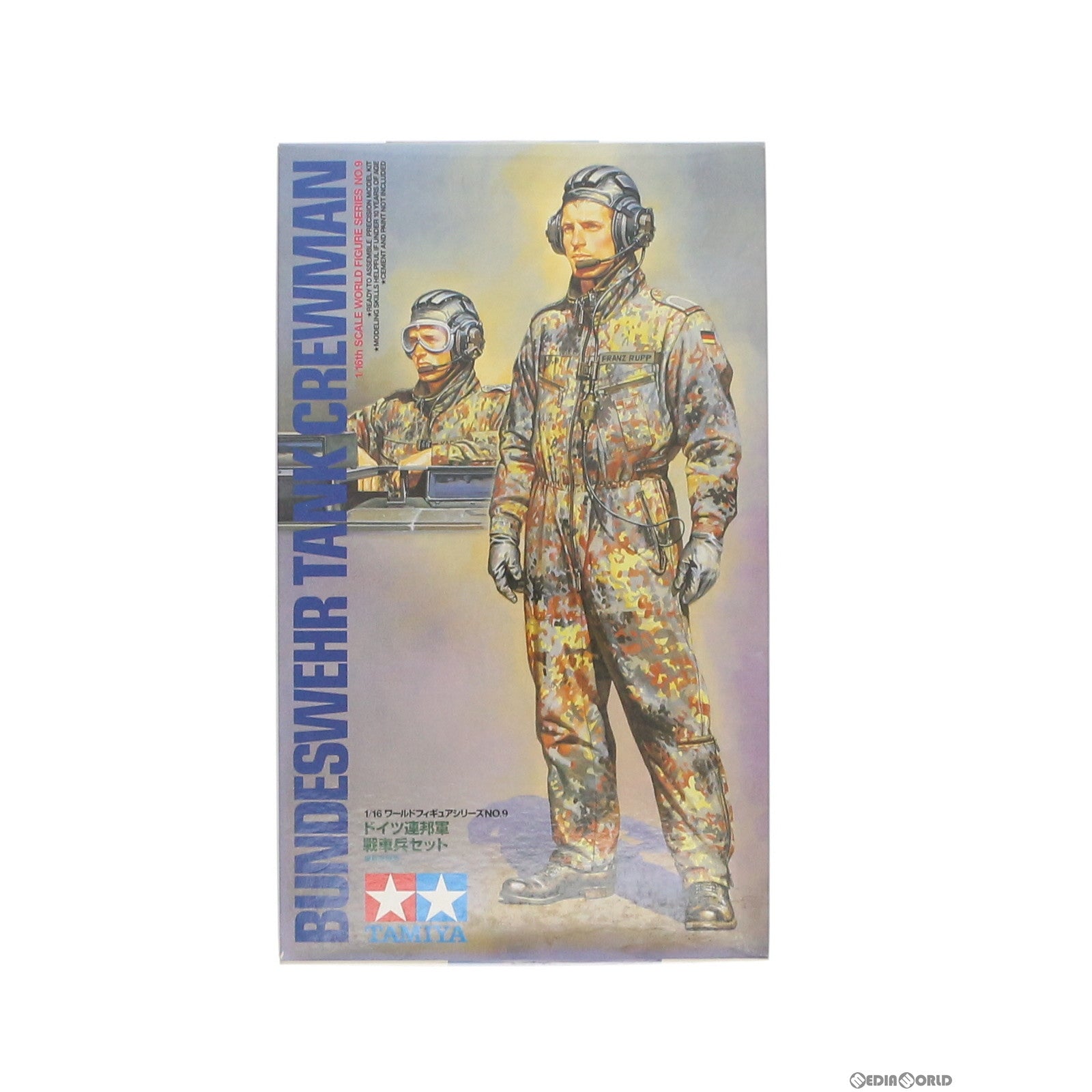 【中古即納】[PTM] 1/16 ドイツ連邦軍 戦車兵セット ワールドフィギュアシリーズ No.9 プラモデル(36309) タミヤ(20040704)