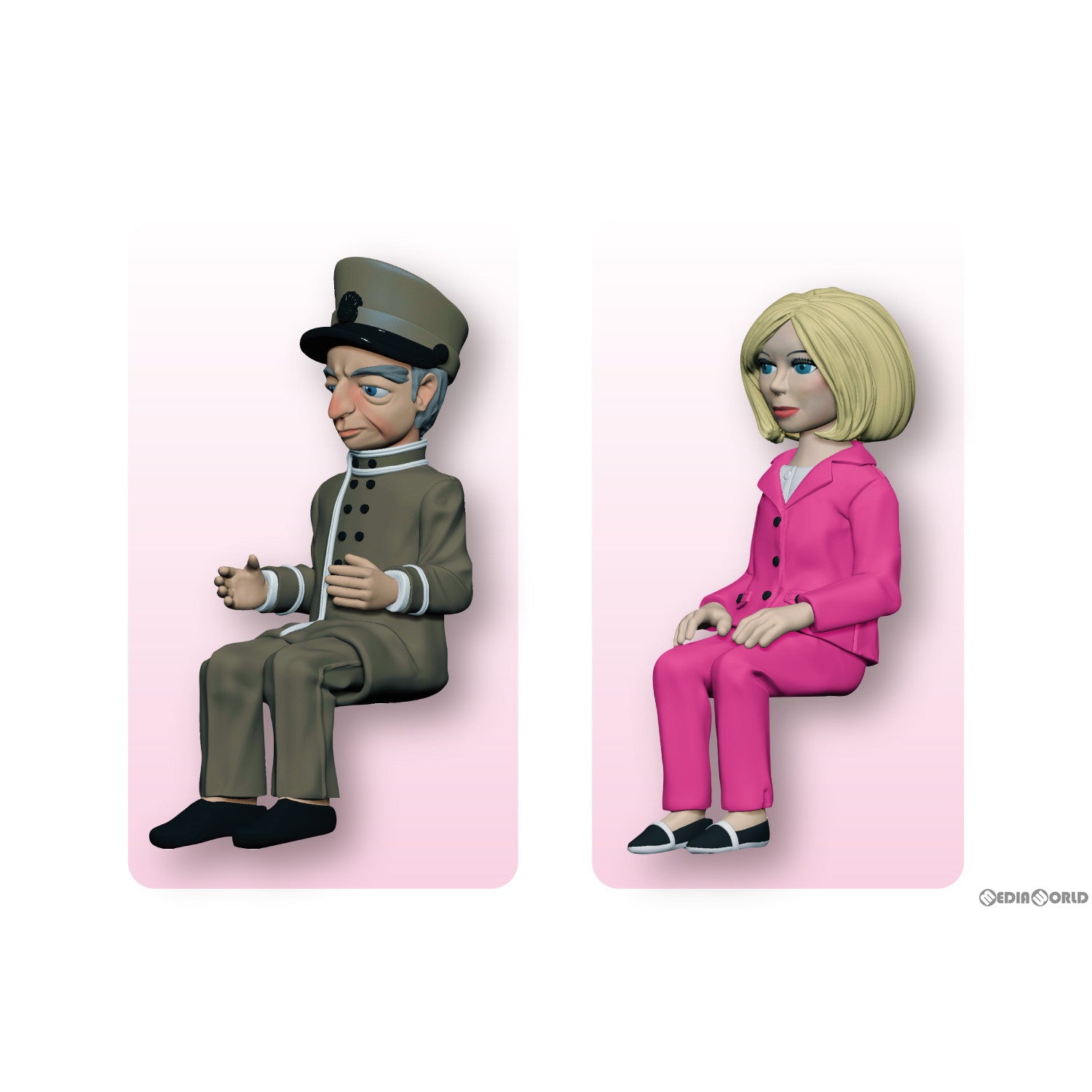 【新品即納】[PTM] サンダーバード No.16 1/32 FAB1 「レディ・ペネロープ」「パーカー」フィギュア付き プラモデル(64412) アオシマ(20221224)