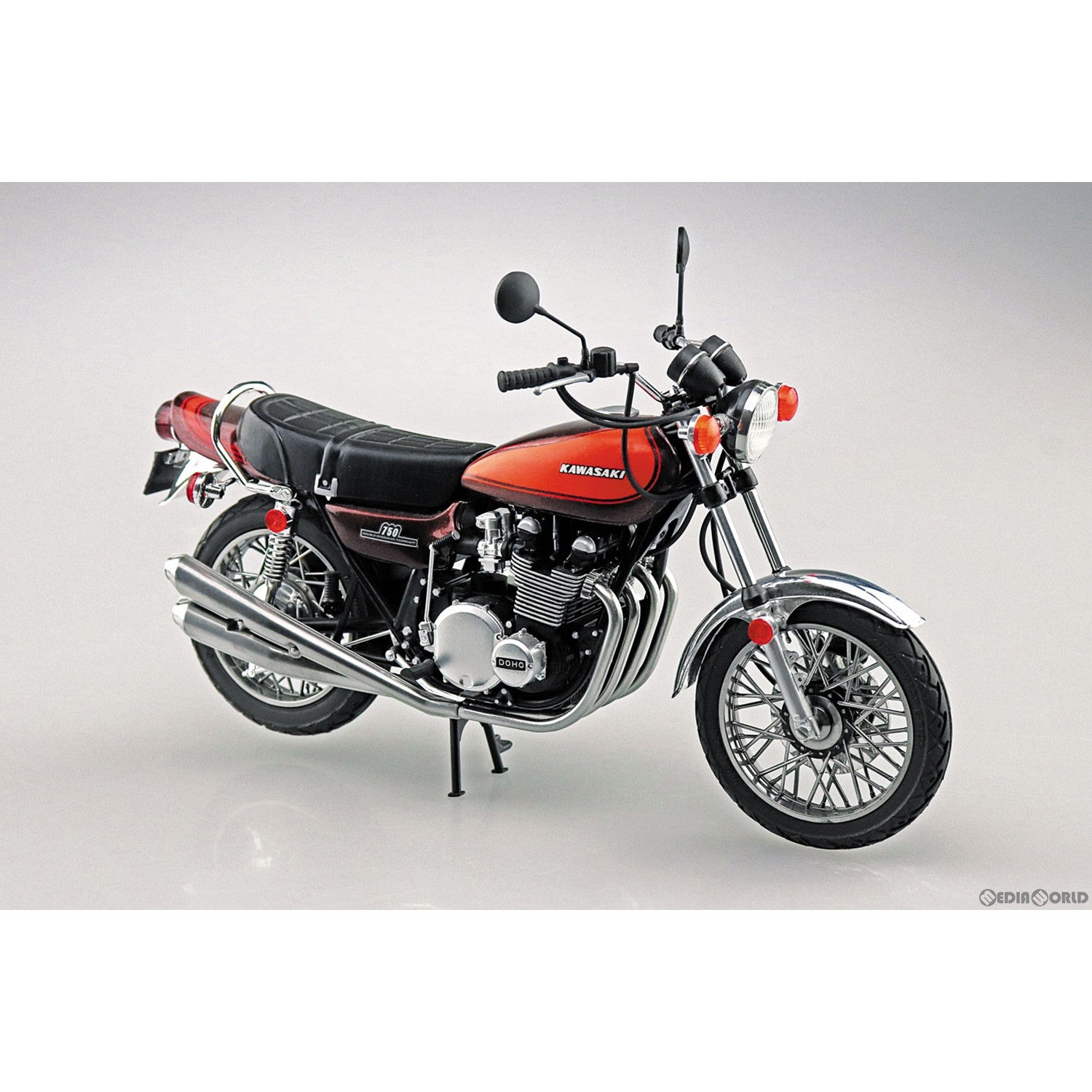 【新品即納】[PTM] ザ・バイク No.43 1/12 カワサキ Z2 750RS '73 カスタムパーツ付き プラモデル(65310) アオシマ(20221226)