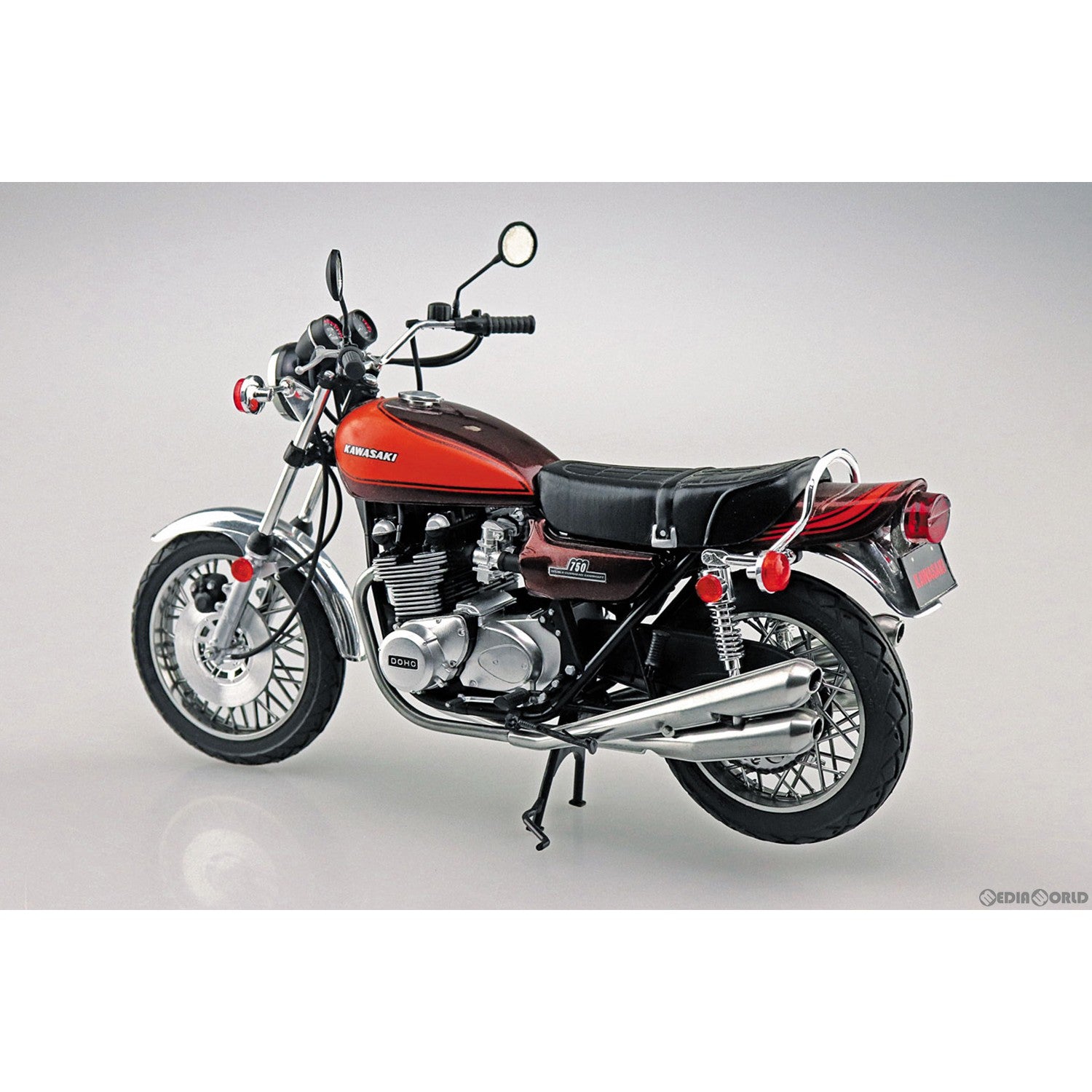 【新品即納】[PTM] ザ・バイク No.43 1/12 カワサキ Z2 750RS '73 カスタムパーツ付き プラモデル(65310) アオシマ(20221226)