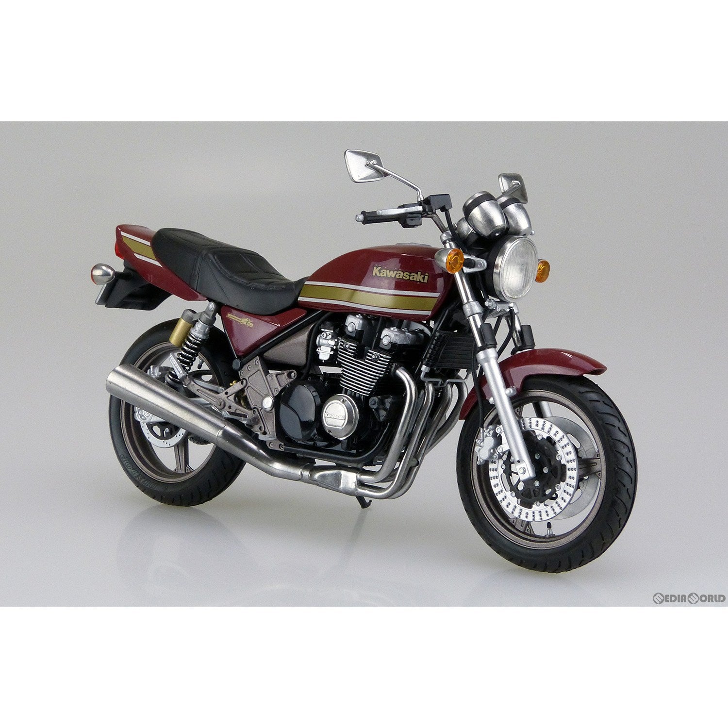 【新品即納】[PTM] ザ・バイク No.55 1/12 カワサキ ZR400C ZEPHYRχ '03 カスタムパーツ付き プラモデル(65327) アオシマ(20221228)