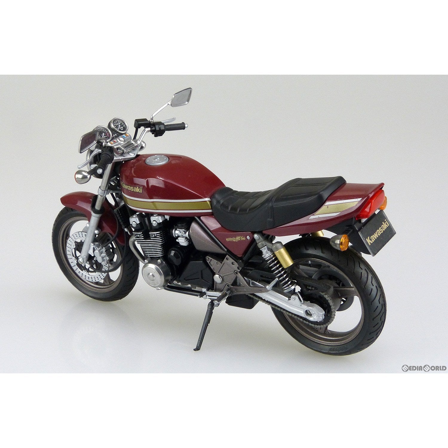 【新品即納】[PTM] ザ・バイク No.55 1/12 カワサキ ZR400C ZEPHYRχ '03 カスタムパーツ付き プラモデル(65327) アオシマ(20221228)